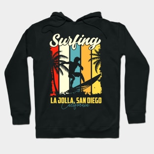 Surfing | La Jolla, San Diego, California Hoodie